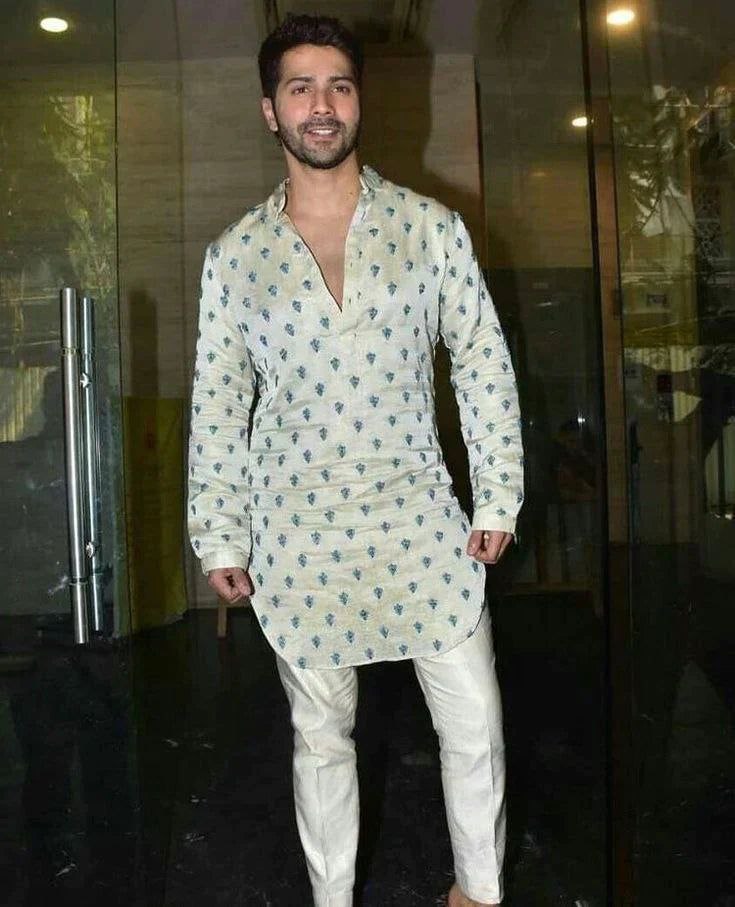 VD Motif Embroidered Work Men's Kurta with Pajama