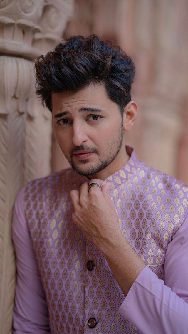 Riwaaz Kurta's DR Lavender Jacquard Jacket And Kurta Set For Men's
