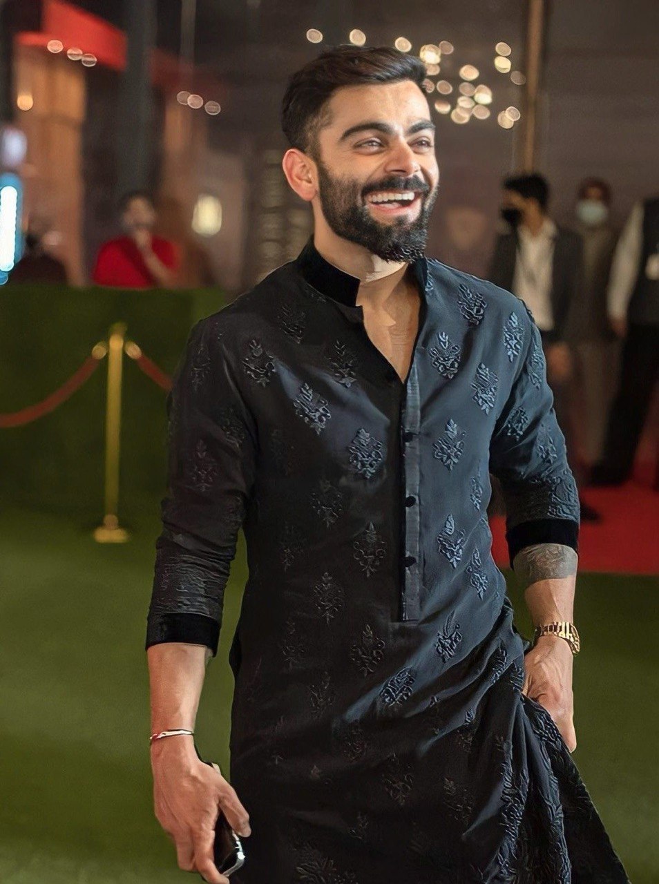 VK Embroidered Men's Kurta with Pajama
