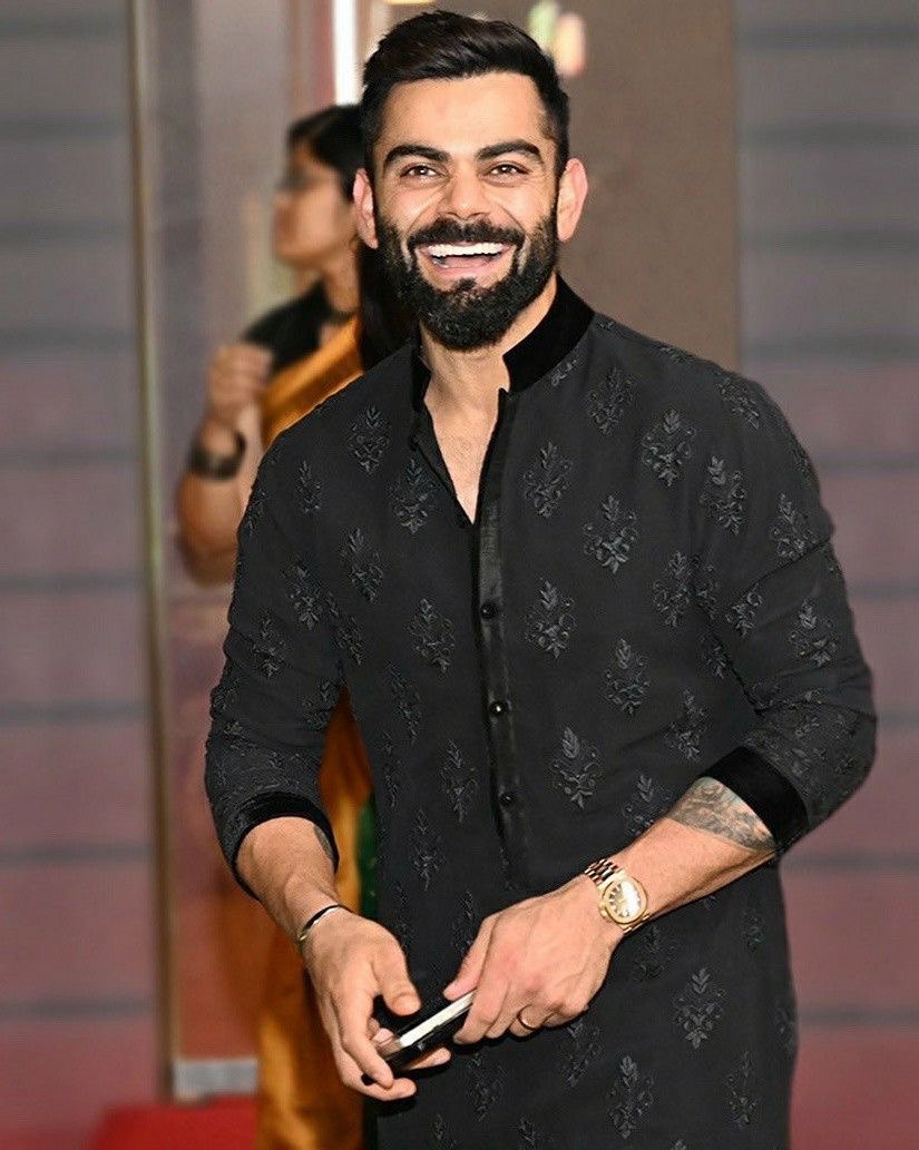 VK Embroidered Men's Kurta with Pajama